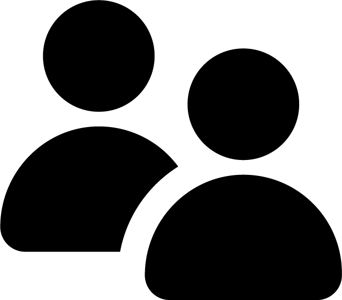 Symbol von einer Person mit einem beschriebenen Zettel